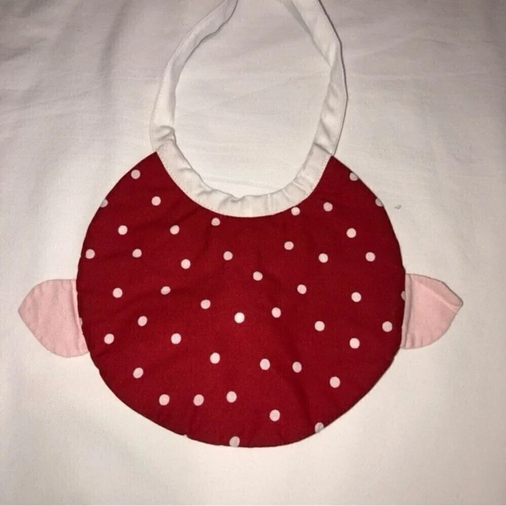 Handmade Christmas Elf Bib Baby Infant Holiday